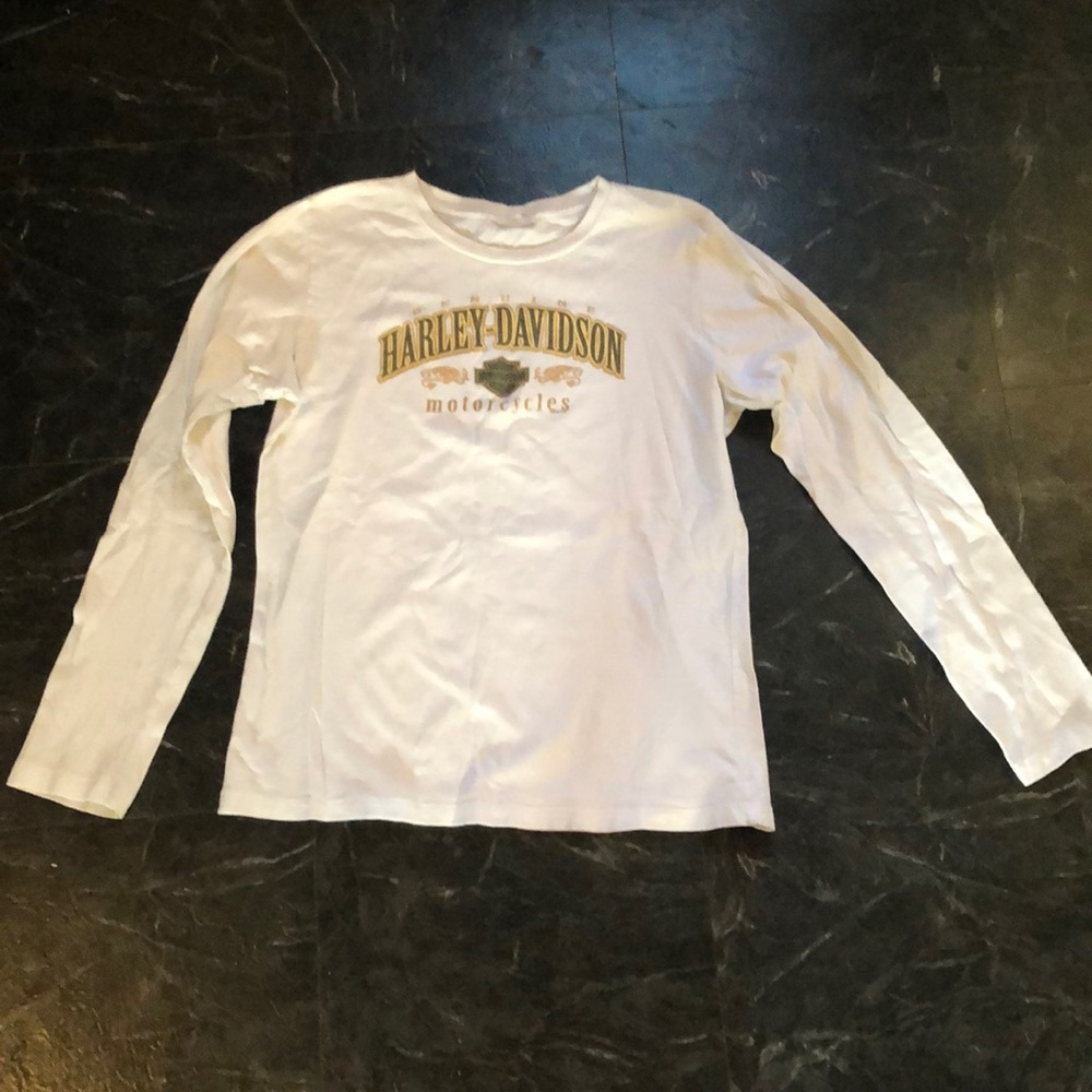 Harley Davidson motorcycle T-shirt long sleeve